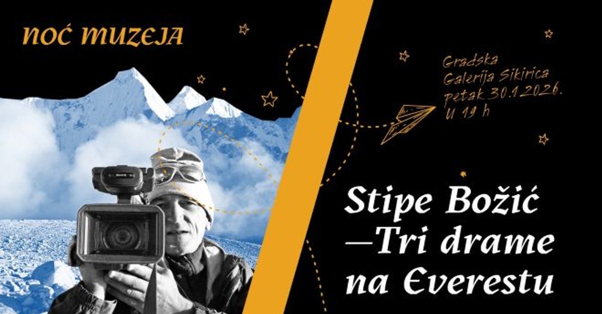 Stipe Božić gost Noći muzeja, govorit će o usponu na Mount Everest