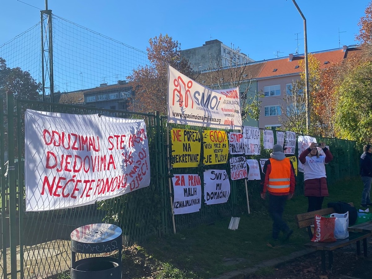 VIDEO Prosvjed malih iznajmljivača u Zagrebu: 'Zakon u ovoj formi bi izazvao katastrofalne posljedice!'