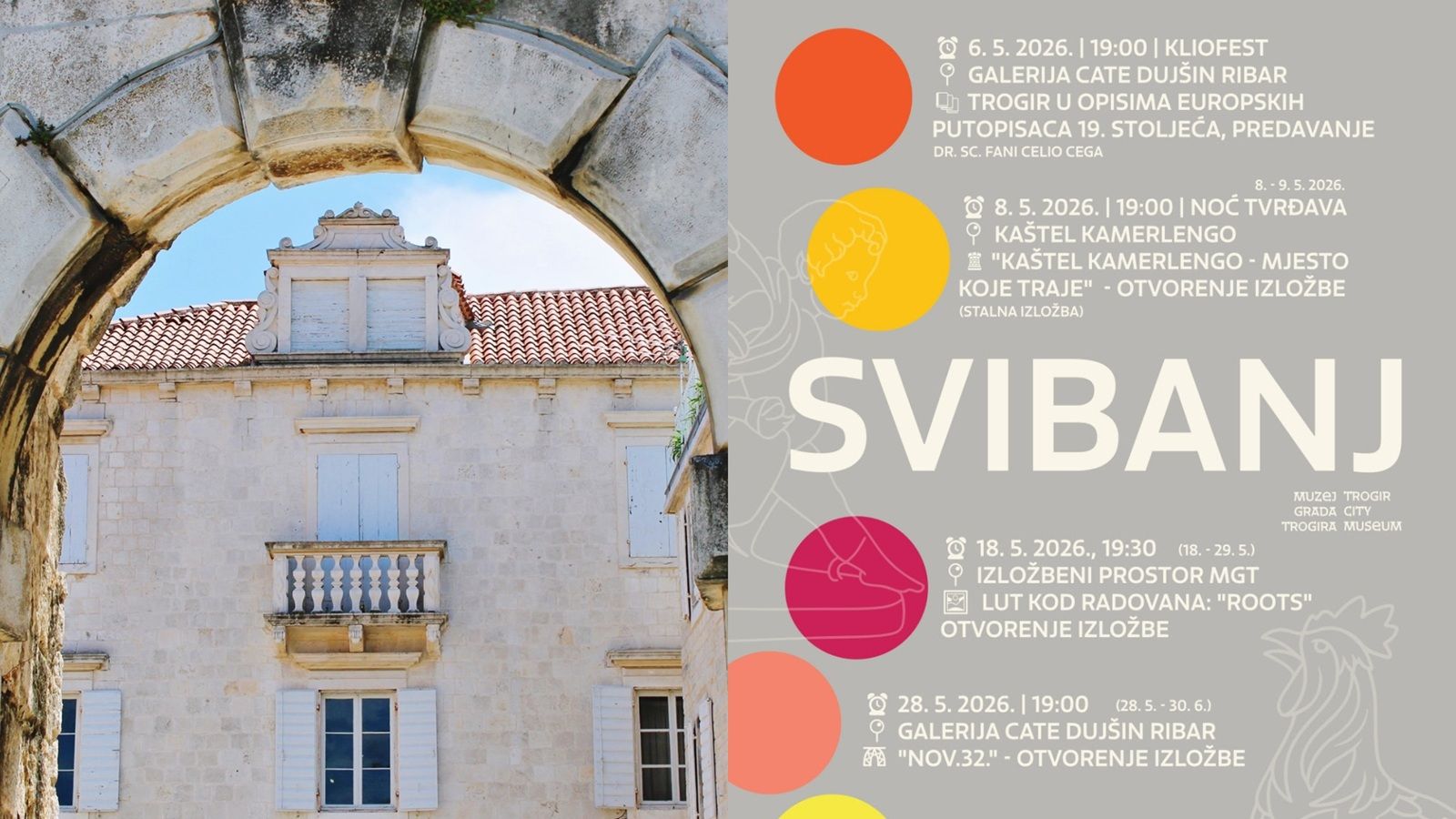 Vodič kroz događanja Muzeja grada Trogira