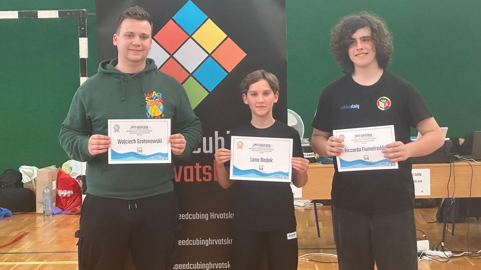 Održan prvi Split Open u speedcubingu: Dva četvrta mjesta za natjecatelje iz SDŽ