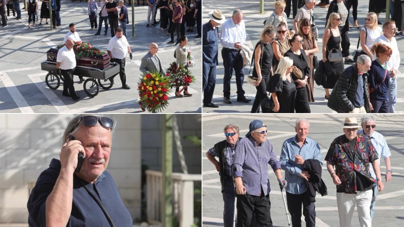 FOTO Na splitskom Lovrincu sahranjen glazbenik Saša Lukić