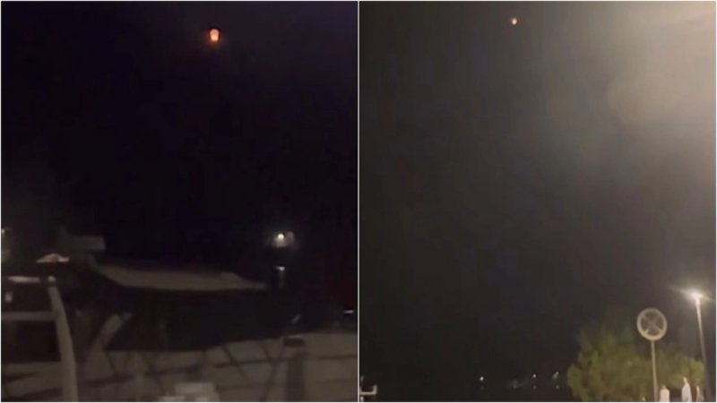 VIDEO Pustili u zrak goruće lampione nekoliko dana nakon razornog požara, oglasila se policija