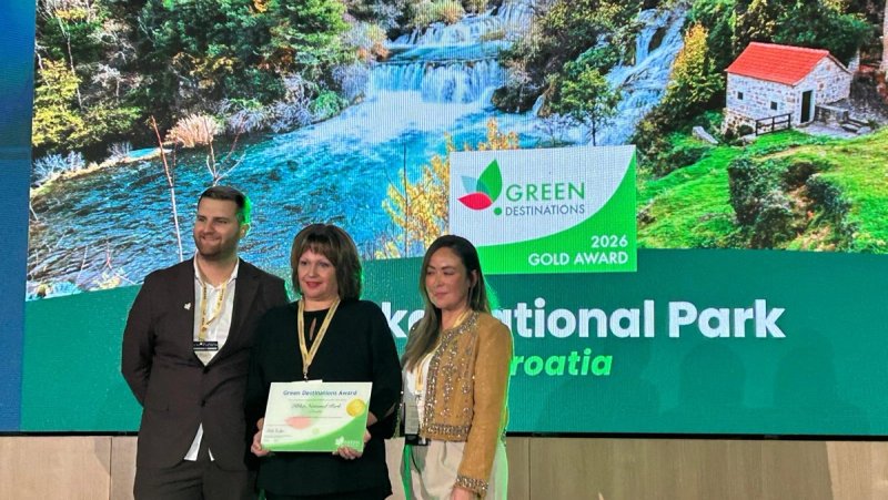 Nacionalni park Krka ponovno osvojio zlato za održivost i potvrdio Green Destinations status
