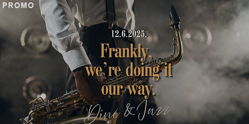 Večer Sinatre u srcu Splita: Dine & Jazz u Hotelu Park uz Matea Đikića i band Blue Eyes