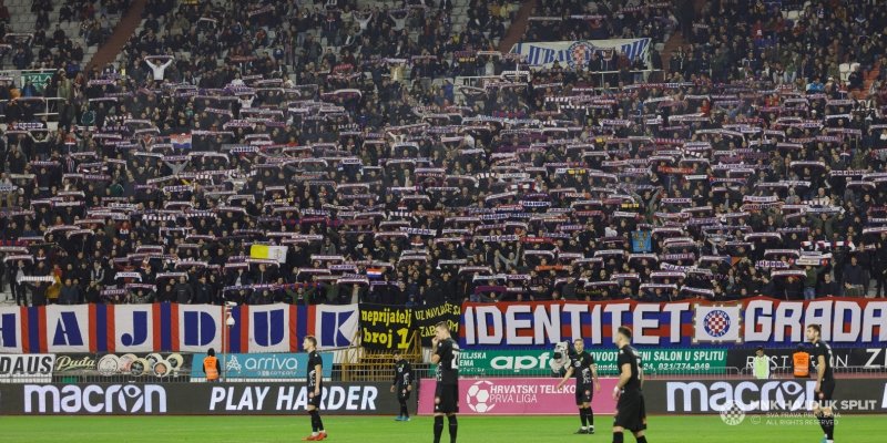 SVI NA POLJUD: Hajduk večeras igra protiv Zrinjskog