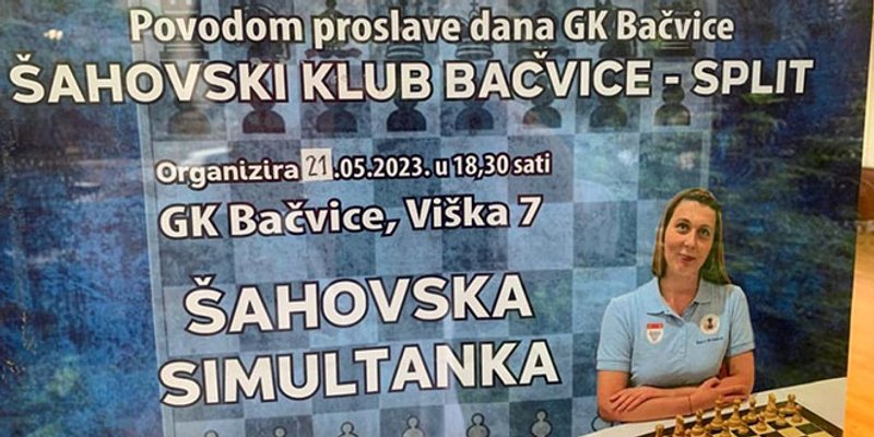 Povodom proslave dana Gradskog kotara Bačvice odigrana šahovska simultanka