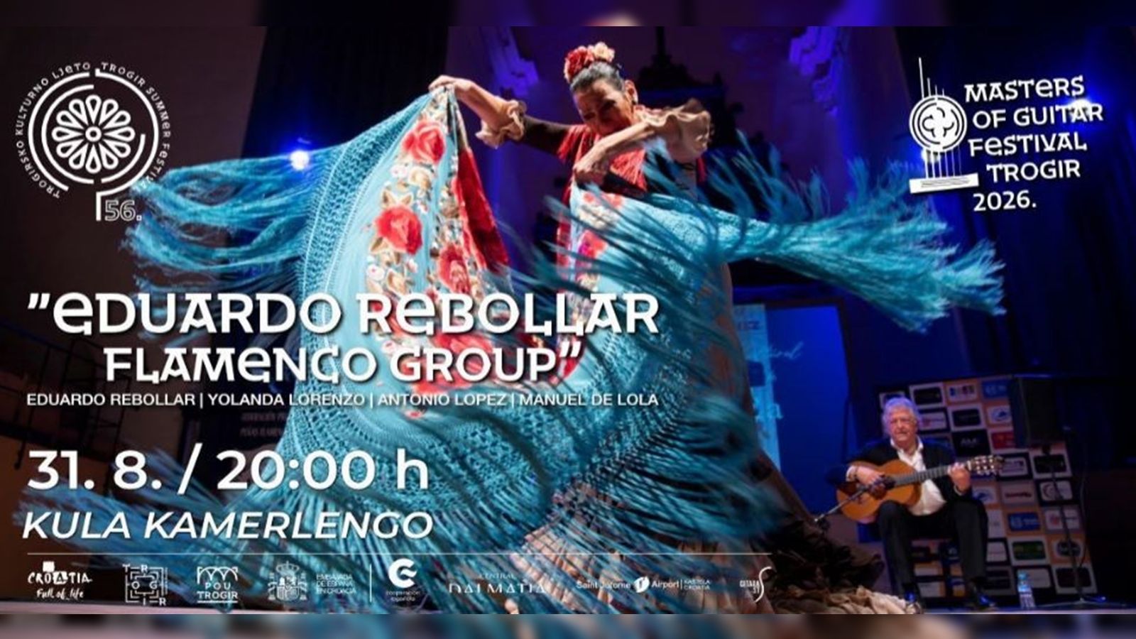 TROGIR Večeras flamenco spektakl u Kuli Kamerlengo