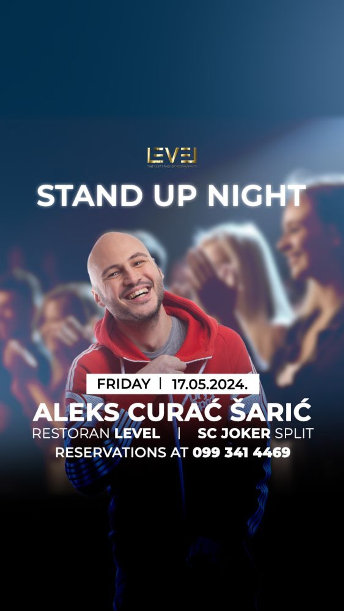 Za umrit od smija: Jedan od najpopularnijih komičara Aleks Curać Šarić gostuje u Levelu