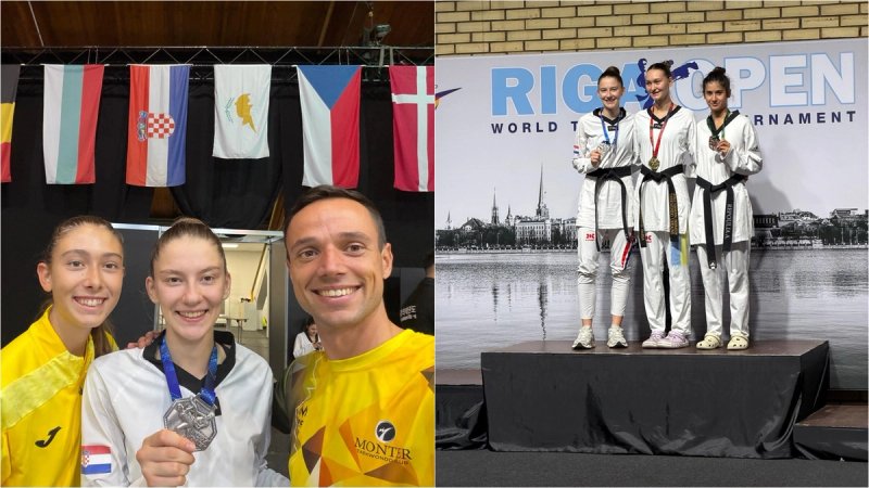 Veliki povratak Brune Duvančić: Srebro s Riga Opena najavljuje novu eru za Taekwondo klub Monter
