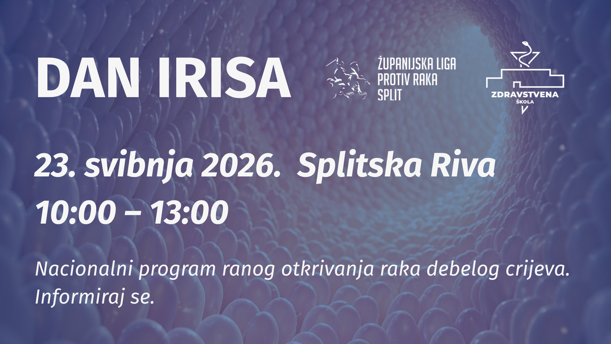 DAN PLAVOG IRISA NA SPLITSKOJ RIVI Rano otkrivanje spašava život