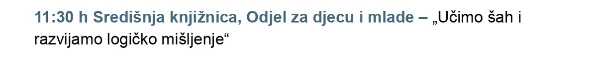 Gradska knjižnica Marka Marulića pripremila raznovrstan program za sljedeći tjedan