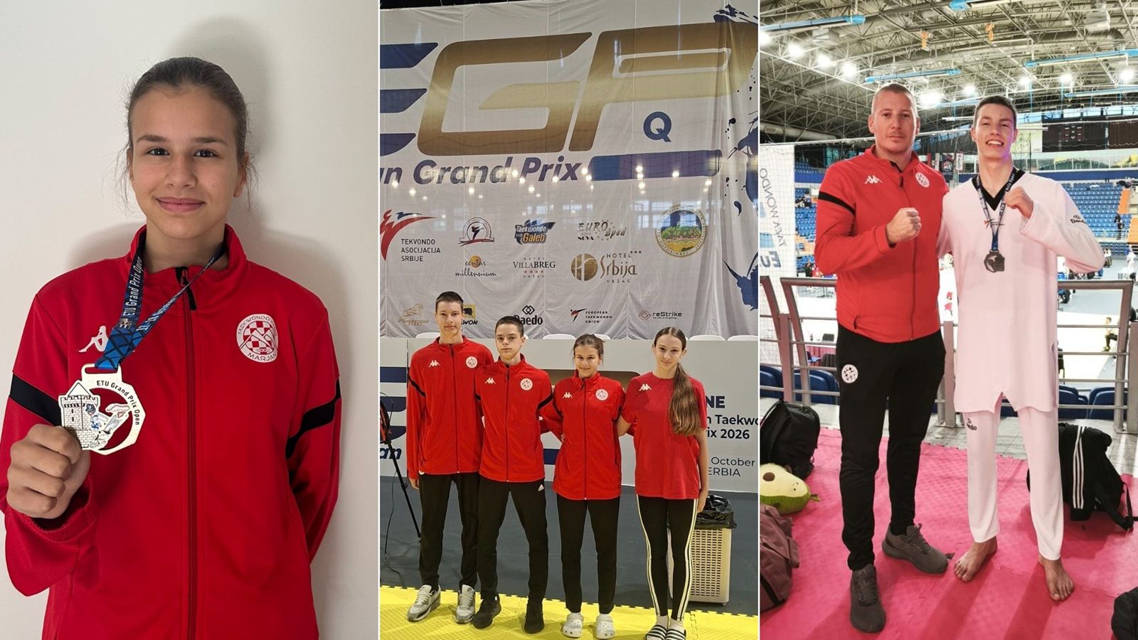 TAEKWONDO Marjanovci odlični na grand prixu u Vršcu