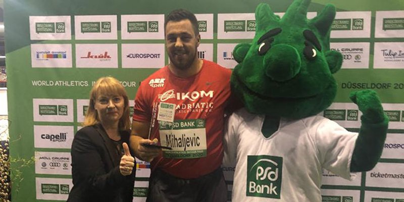Filip Mihaljević slavio u Dusseldorfu i postavio novi hrvatski dvoranski rekord