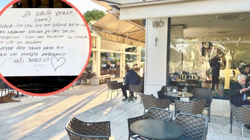 Na prozoru Bobisa na Zvončacu emotivna poruka: 'Nemojte nas zaboraviti'
