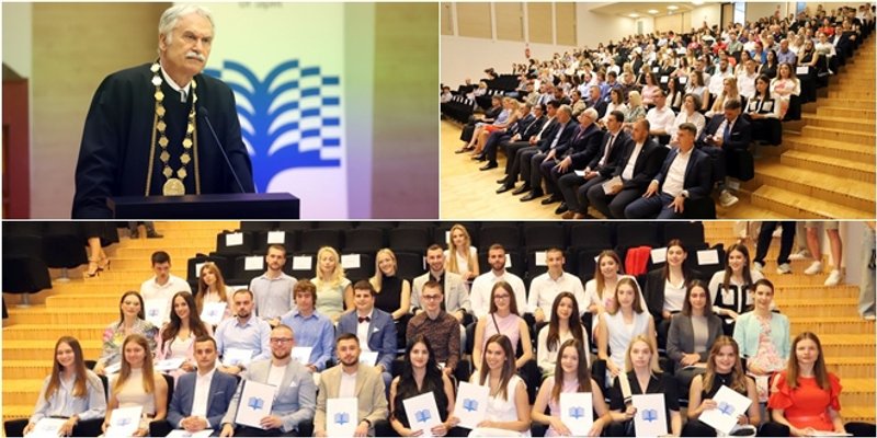 FOTO/VIDEO Dobitnici rektorovih nagrada uputili Sveučilištu u Splitu čestitke za 50. rođendan, otkrili i što ga čini posebnim