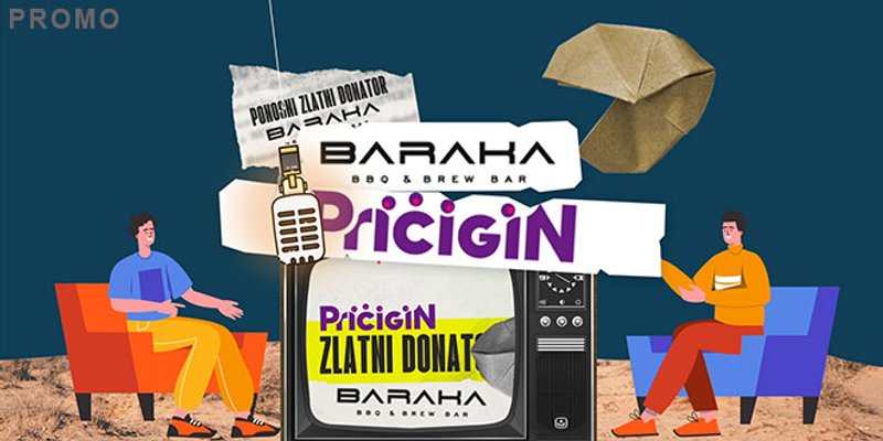 Pričigin objavio: Baraka je zlatni donator festivala! 