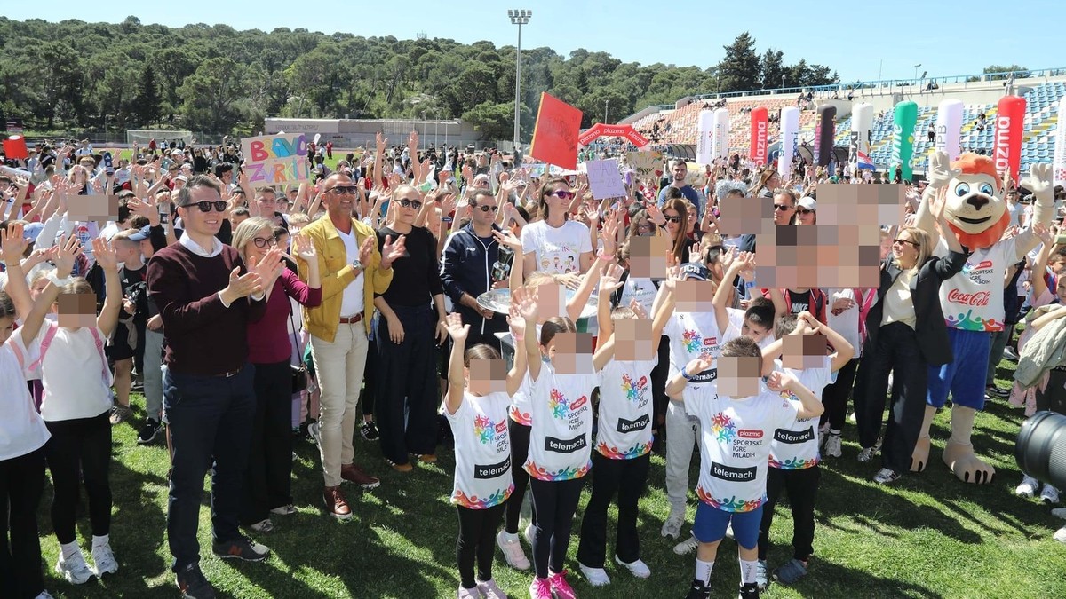  FOTO Više od 1000 djece na Danu sporta u Makarskoj