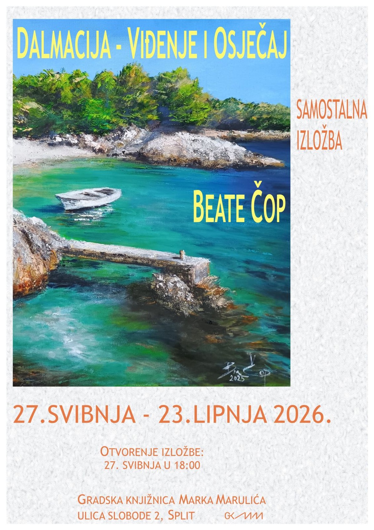 FOTOGALERIJA Beata Čop u Splitu predstavila izložbu 'Dalmacija – viđenje i osjećaj'