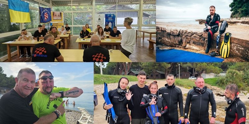 FOTO Ukrajinski branitelji na resocijalizaciji u Hrvatskoji