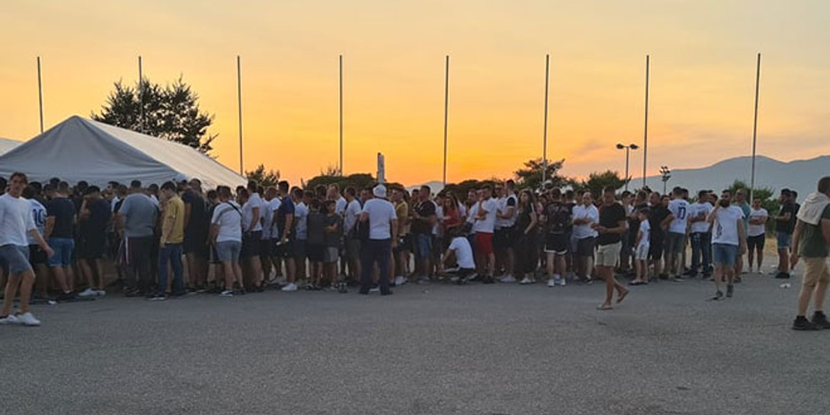 VIDEO: Zadnji navijač je testiran deset minuta prije kraja utakmice