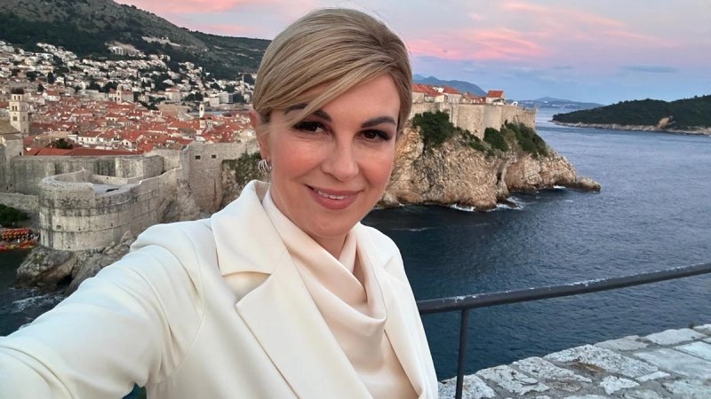 Bivša predsjednica uživala u dubrovačkom zalasku sunca