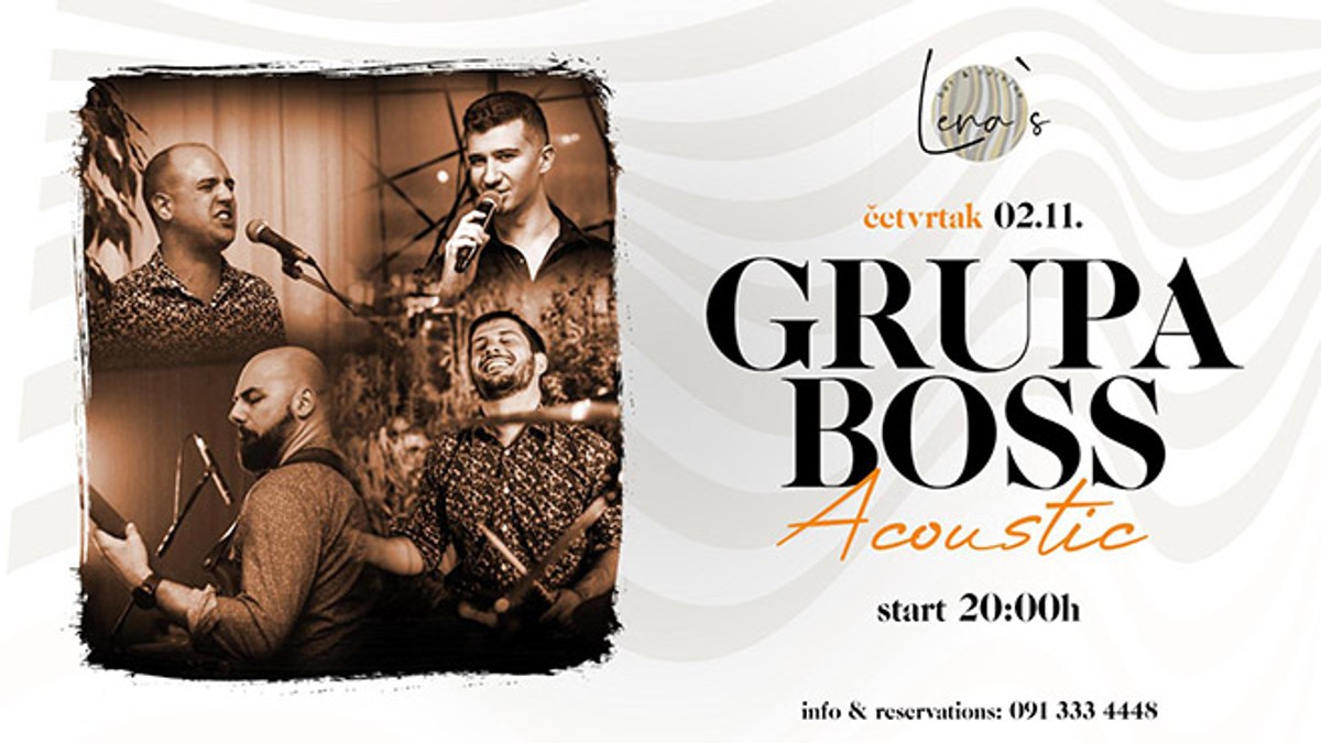 Večeras svi u Lena's bar na koncert grupe Boss