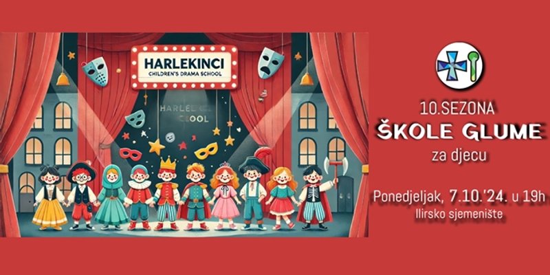 DJEČJE KAZALIŠTE HARLEKIN: U tijeku upisi u 10. sezonu škole glume