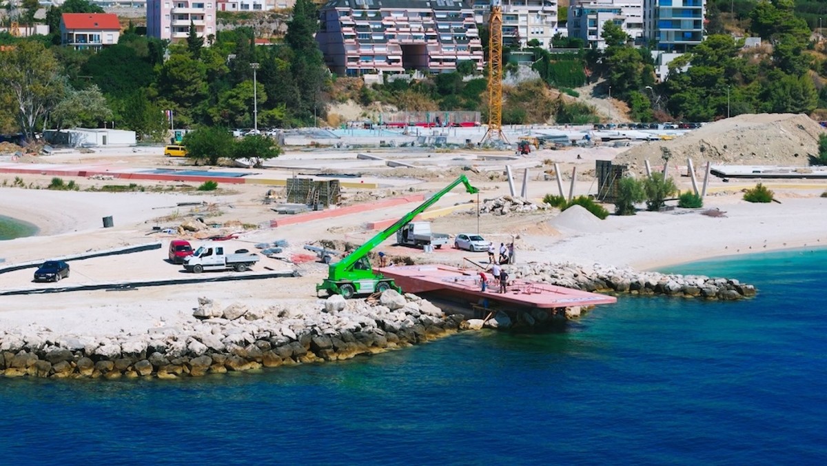 FOTO/VIDEO: Pola godine od početka radova sve se jasnije vidi budući izgled Žnjana
