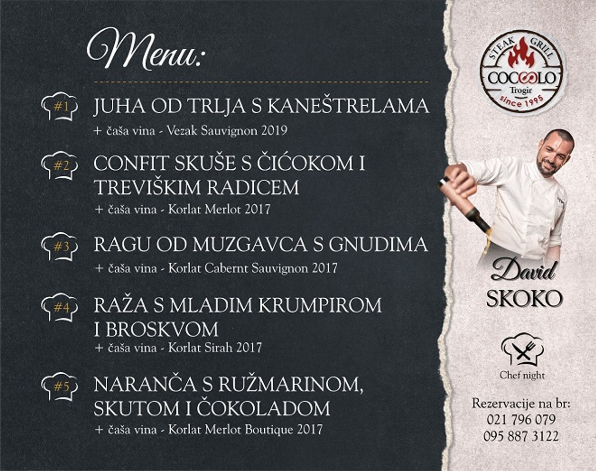 EKSKLUZIVNA GASTRO POSLASTICA Restoran Coccolo opet oduševljava!