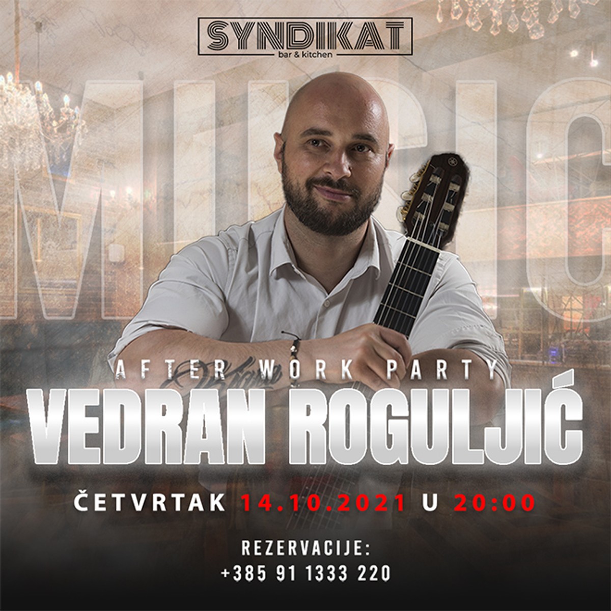 Veliko otvorenje Syndikata u četvrtak uz Vedrana Roguljića