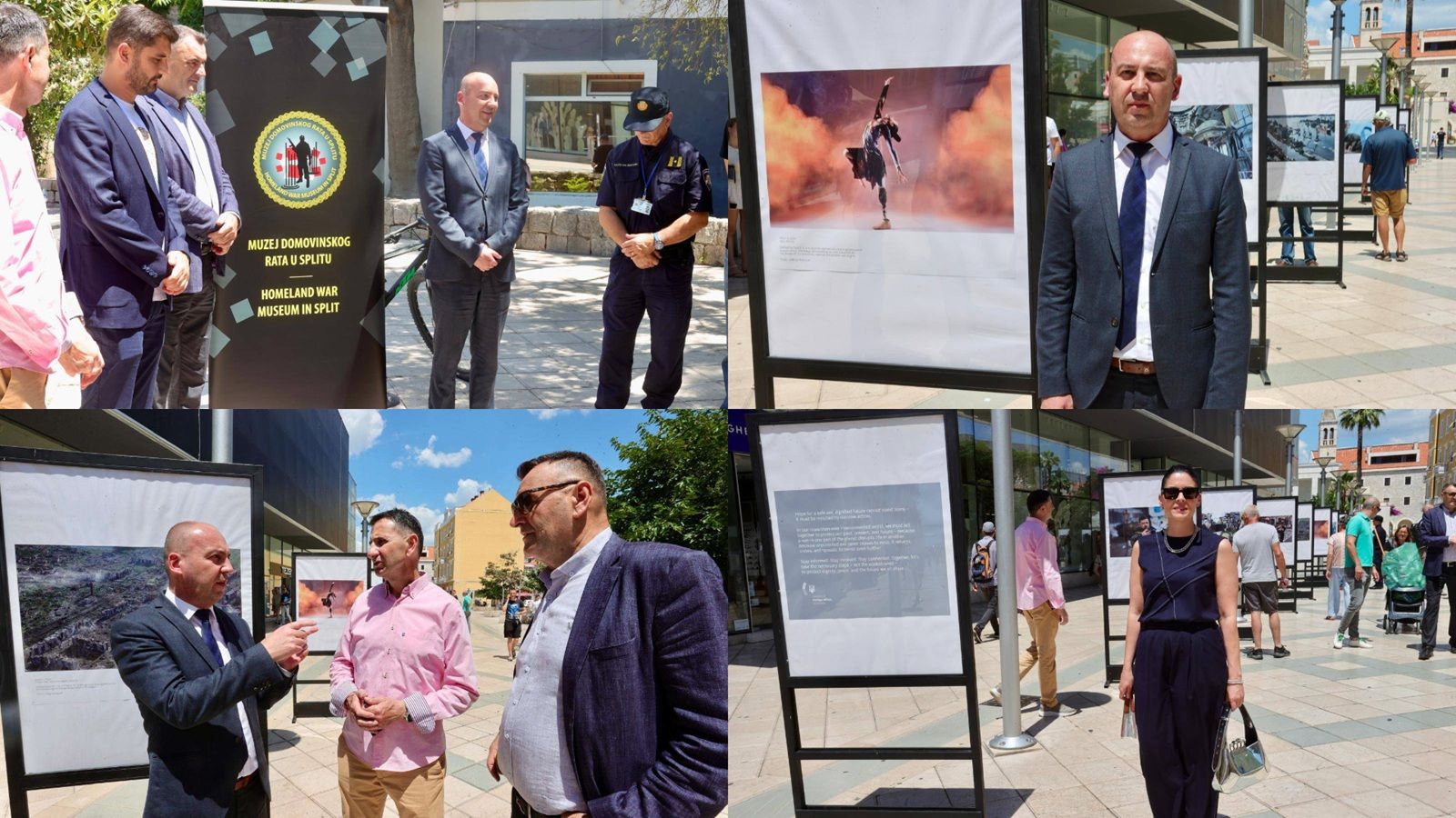 FOTO: U Splitu obilježena četvrta godina ruske agresije na Ukrajinu