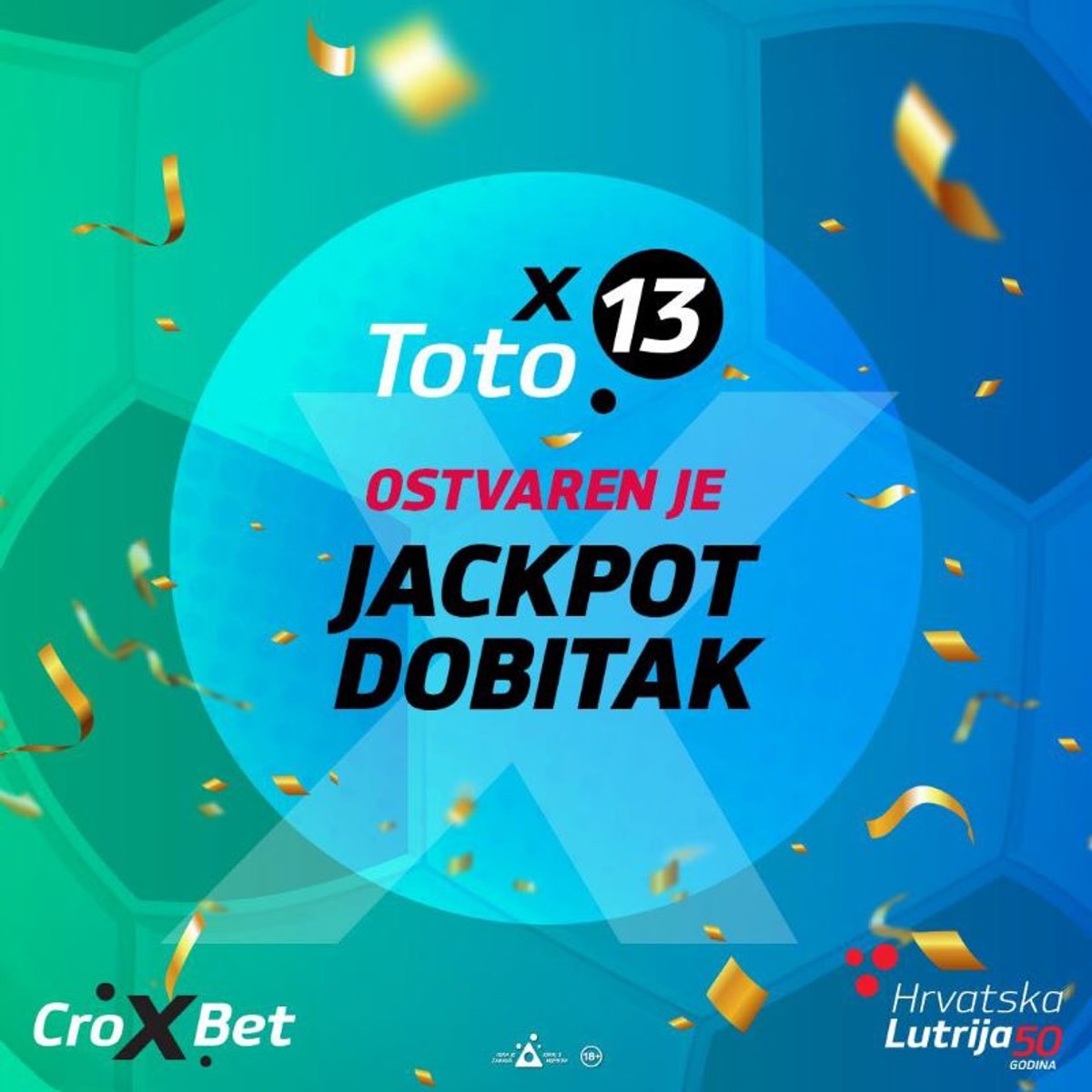 TOTO 13: Osvojen dobitak od gotovo 23 tisuće eura