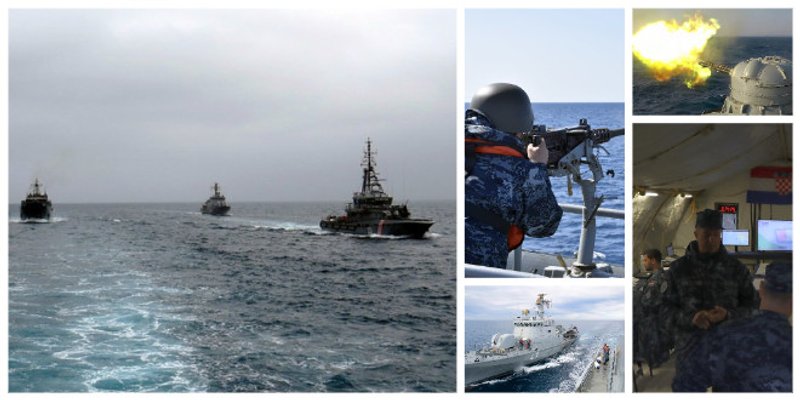 FOTO Hrvatska ratna mornarica uspješnom provedbom vojnih vježbi potvrdila spremnost postrojbi