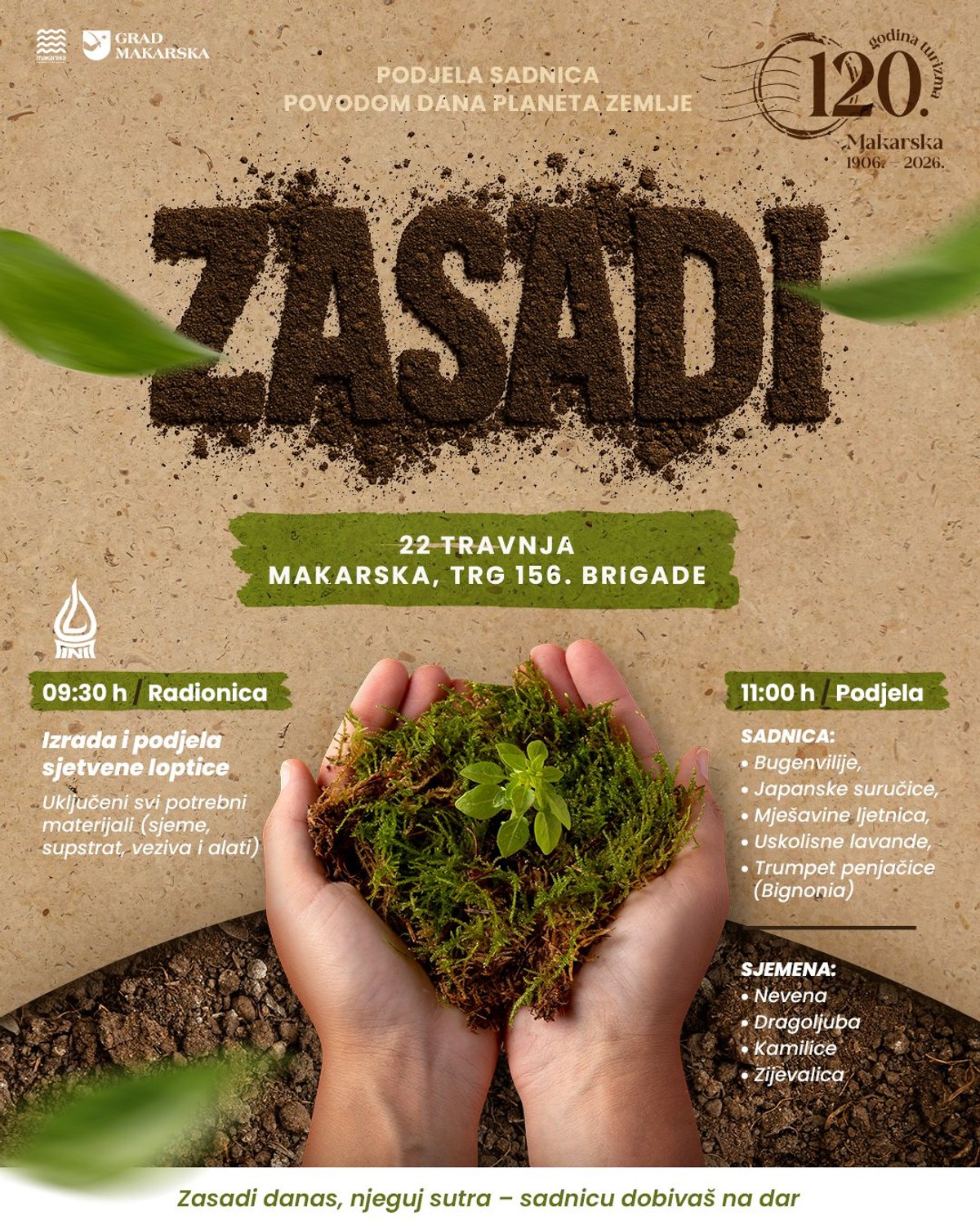 Dan planeta Zemlje obilježava se u Makarskoj, dijelit će se sadnice