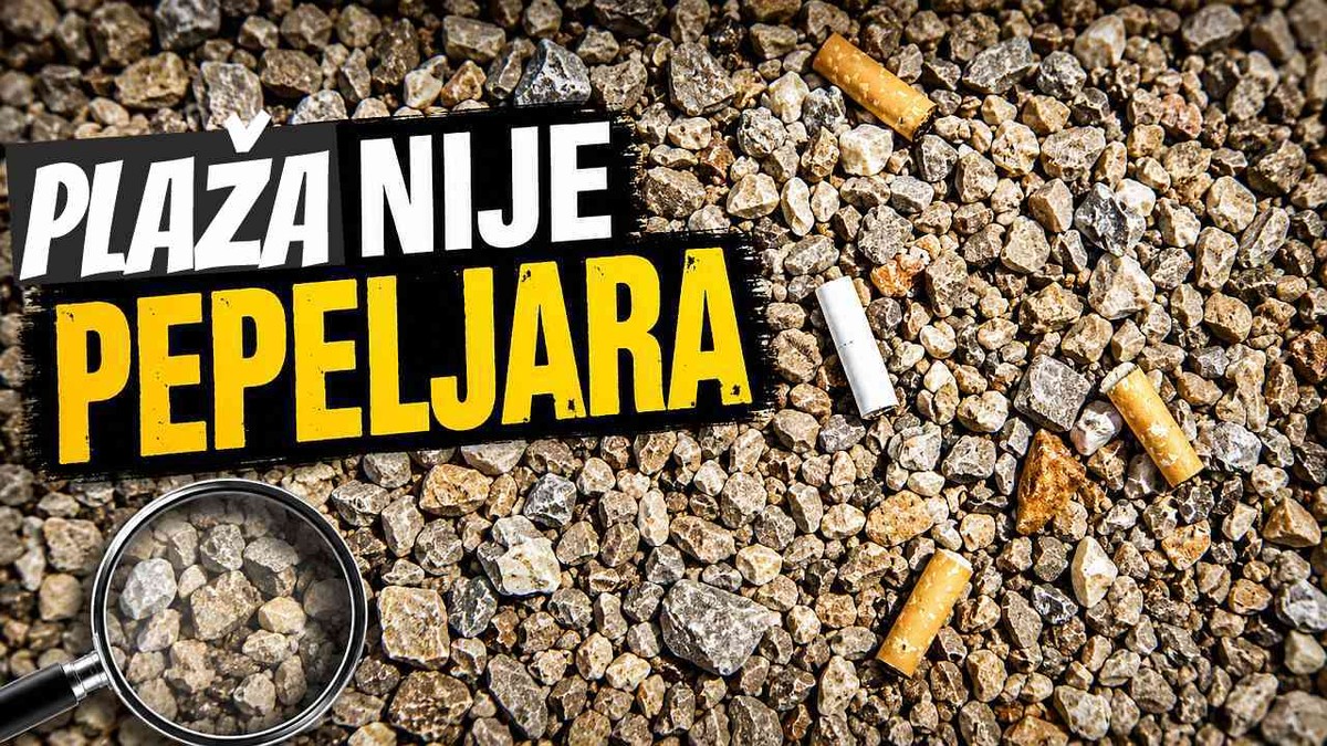 Udruga Spirit pokrenula kampanju: 'Plaža nije pepeljara!'