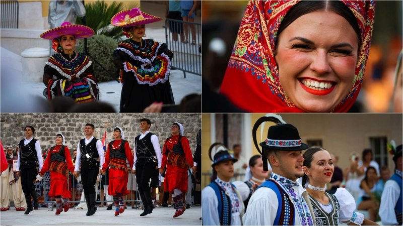 'Sve boje svijeta ponovno u Splitu': Jubilarno 5. izdanje CIOFF festivala folklora otvoreno jučer spektakularnim koncertom na Rivi