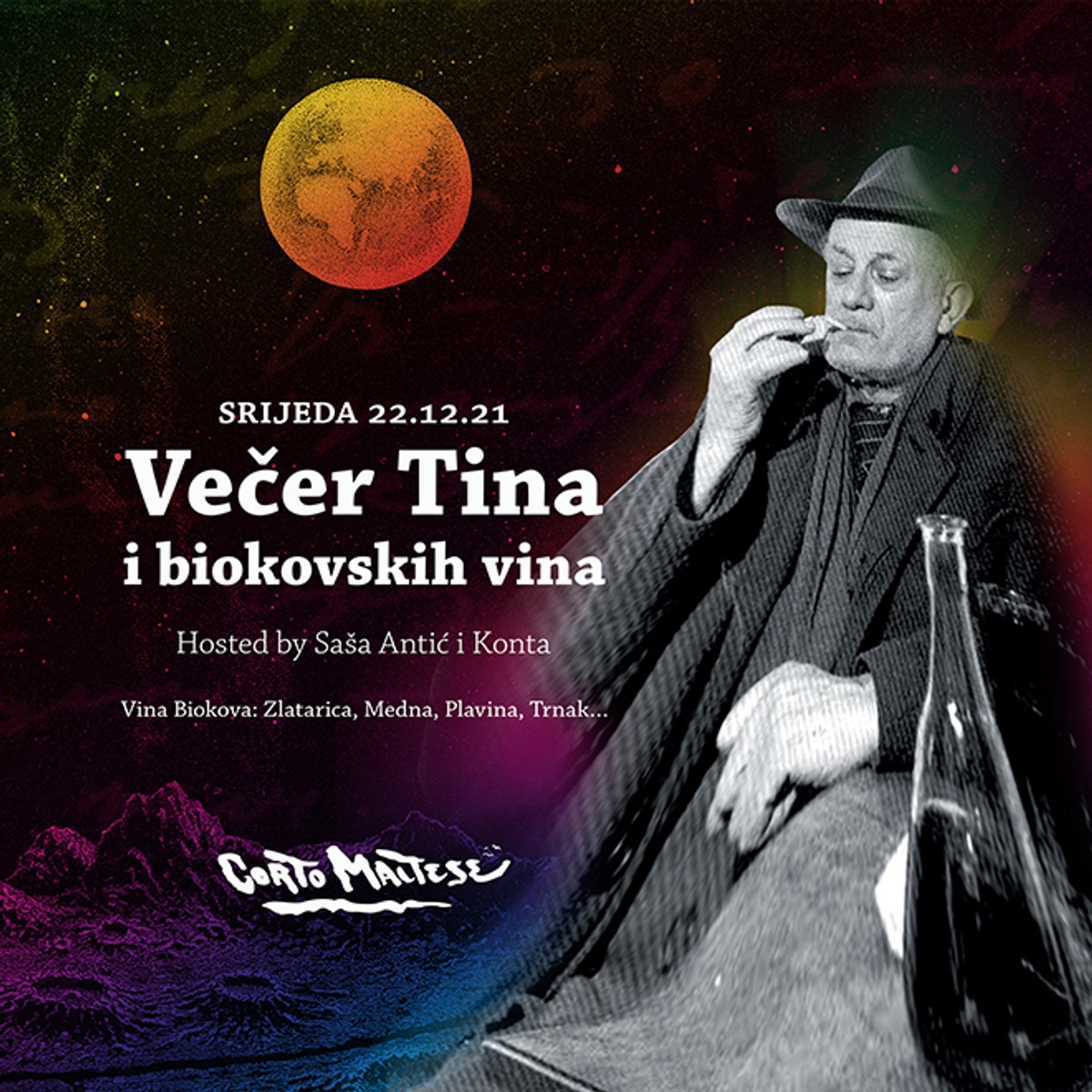 Večer Tina i biokovskih vina