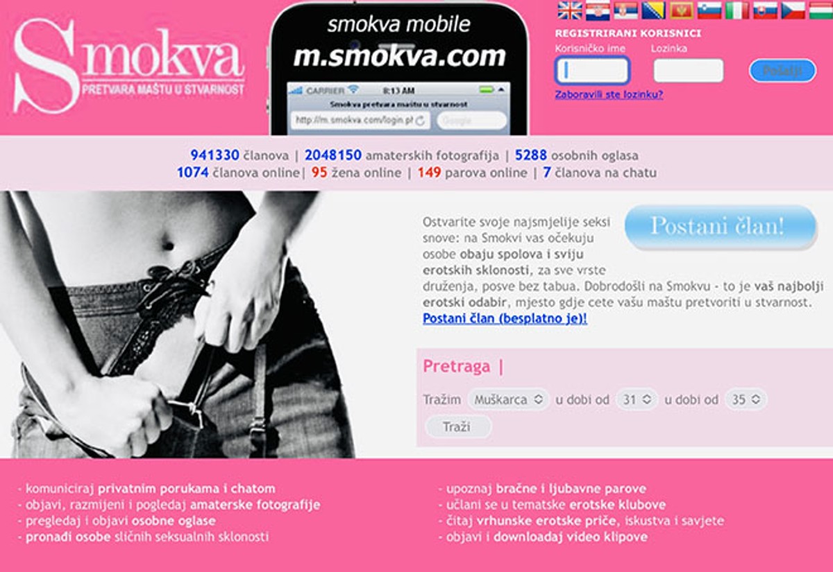 Na portalu 'Smokva.com' milijun ljudi pronašlo partnere za ljubav i seks!