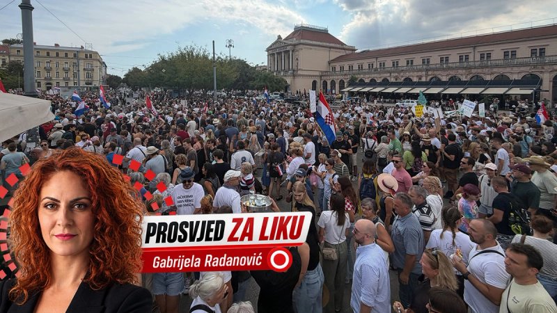 VIDEO Pogledajte koliko je ljudi došlo na prosvjed!