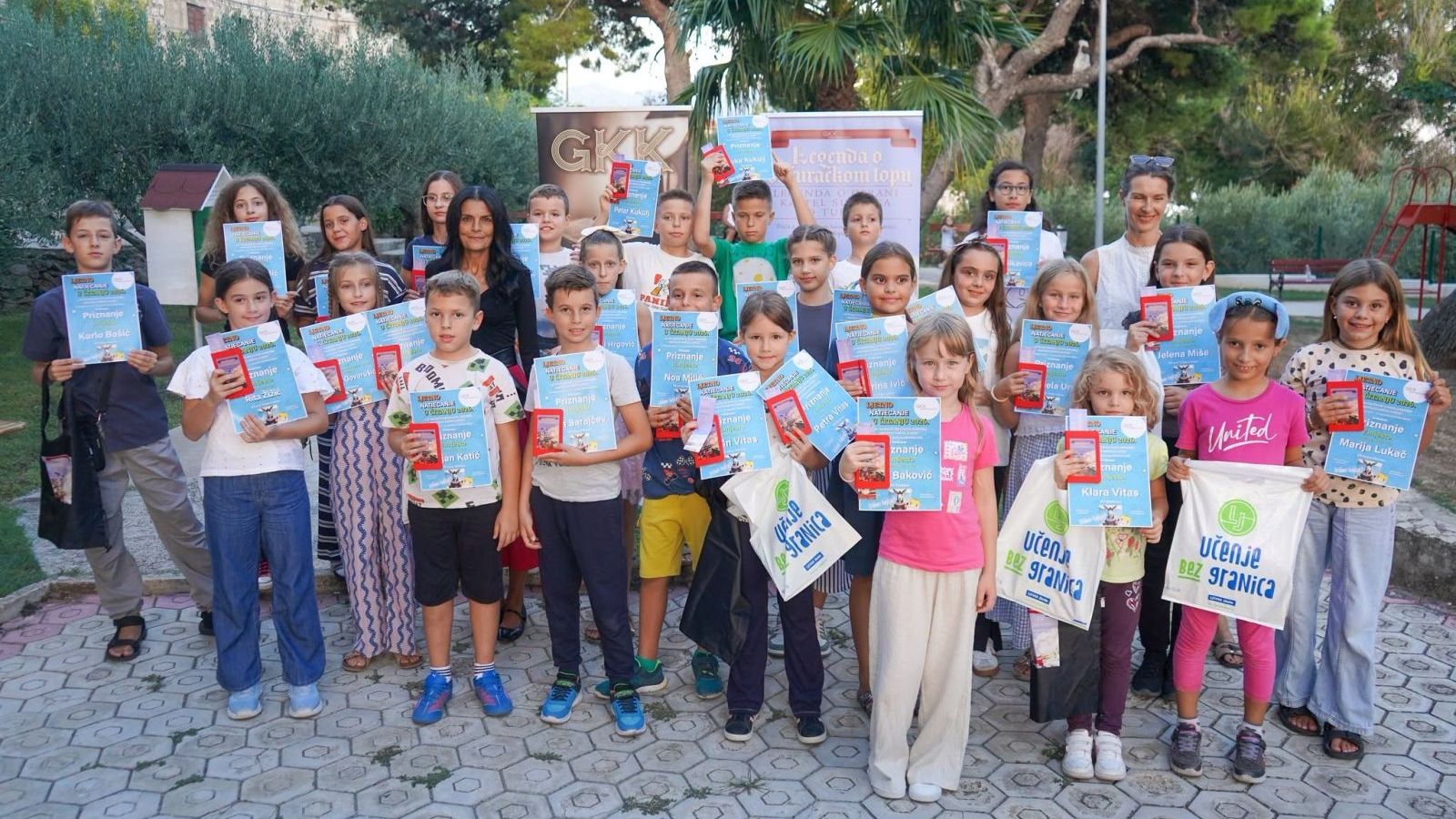Ljetni književni izazov Gradske knjižnice Kaštela: Dodijeljene nagrade djeci koja su tijekom ljeta čitala 'iz gušta'