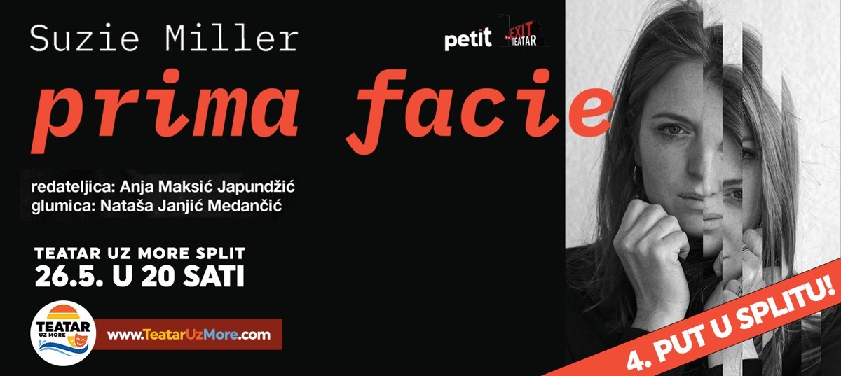 1000 Splićana u dva dana uživalo u drami 'Prima Facie', Nataša Janjić Medančić stajaćim ovacijama nagrađena na svakoj izvedbi