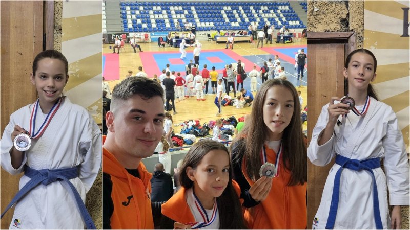 Dvije finalistice i dva srebra za Karate klub Šibenik na 21. Karlovac Openu