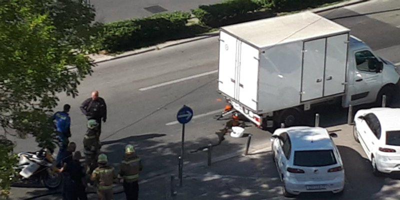 PROMETNA U SPLITU Sudar kamiona i motocikla, jedna osoba ozlijeđena