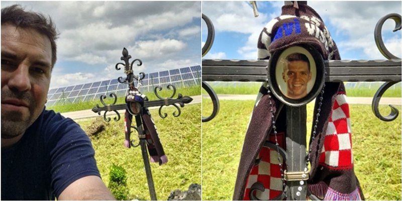 FOTO/VIDEO Mladi Bračanin uredio spomen-obilježje na mjestu pogibije Dražena Petrovića