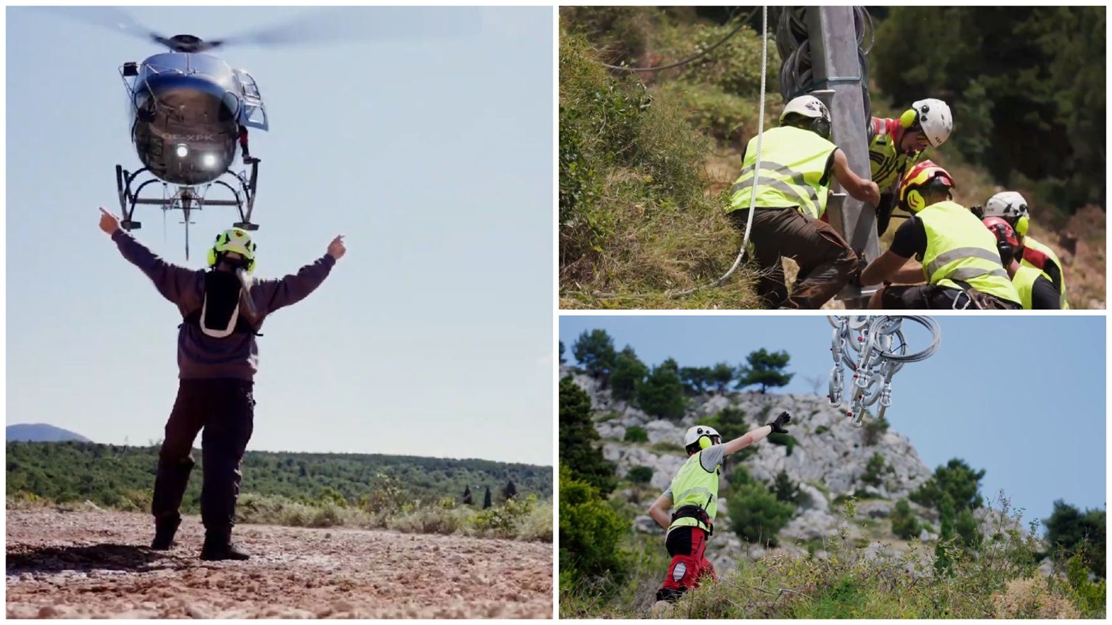FOTO/VIDEO Dojmljivi kadrovi sanacije Srđa: Helikopter dopremio 50 tona materijala