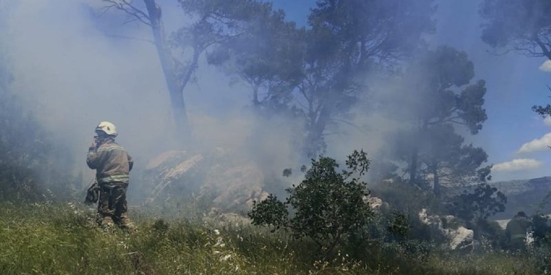 VIDEO S MARJANA: Ugašen požar kod meteorološke stanice, pogledajte video