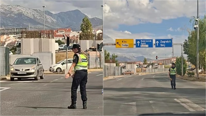 VIDEO Reakcija mlade splitske policajke postala hit na društvenim mrežama