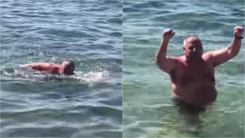VIDEO Splićanin Čiki pliva i kada je more na 15 stupnjeva