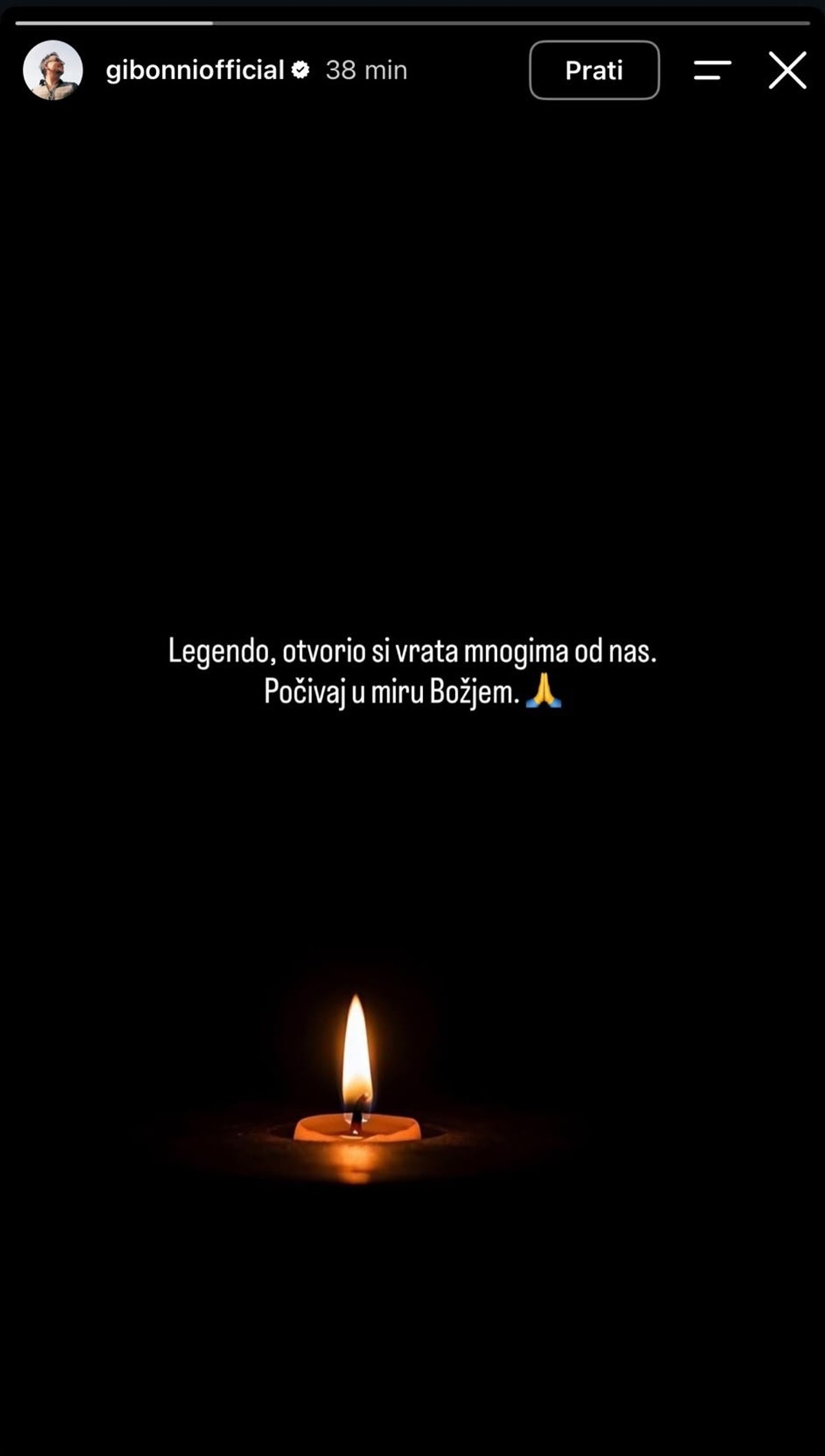 Gibonni se oprostio od Miše Kovača: 'Legendo, otvorio si vrata mnogima od nas'