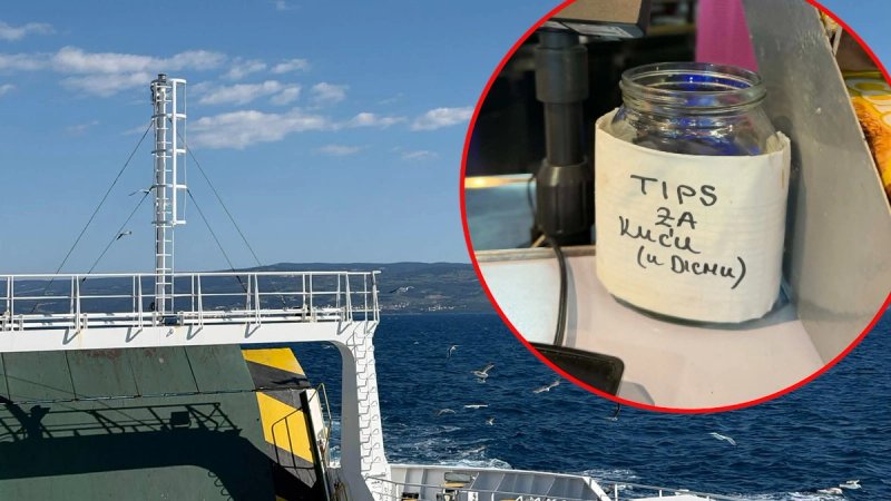 'TEMELJENO NA ISTINITOJ PRIČI' Originalna ideja za napojnicu konobarici na trajektu